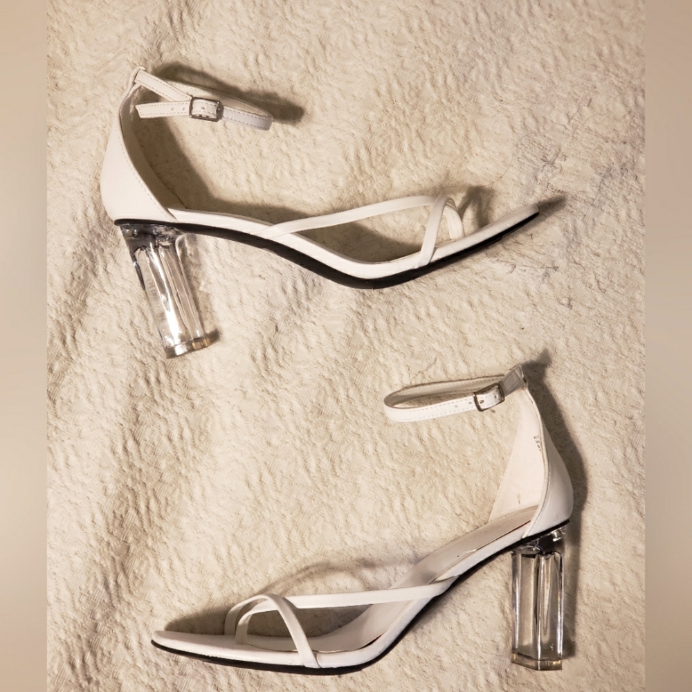 Bar III crystal heels